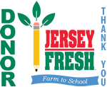 TEXT: Thank You - - LOGO: Jersey Fresh - Farm to School